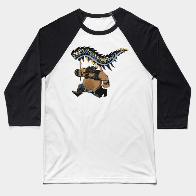 Roadhog Dragon Dance Baseball T-Shirt by Genessis